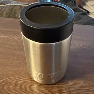 YETI Silver coozie